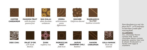Exotic Chocolate Collection~24 piece