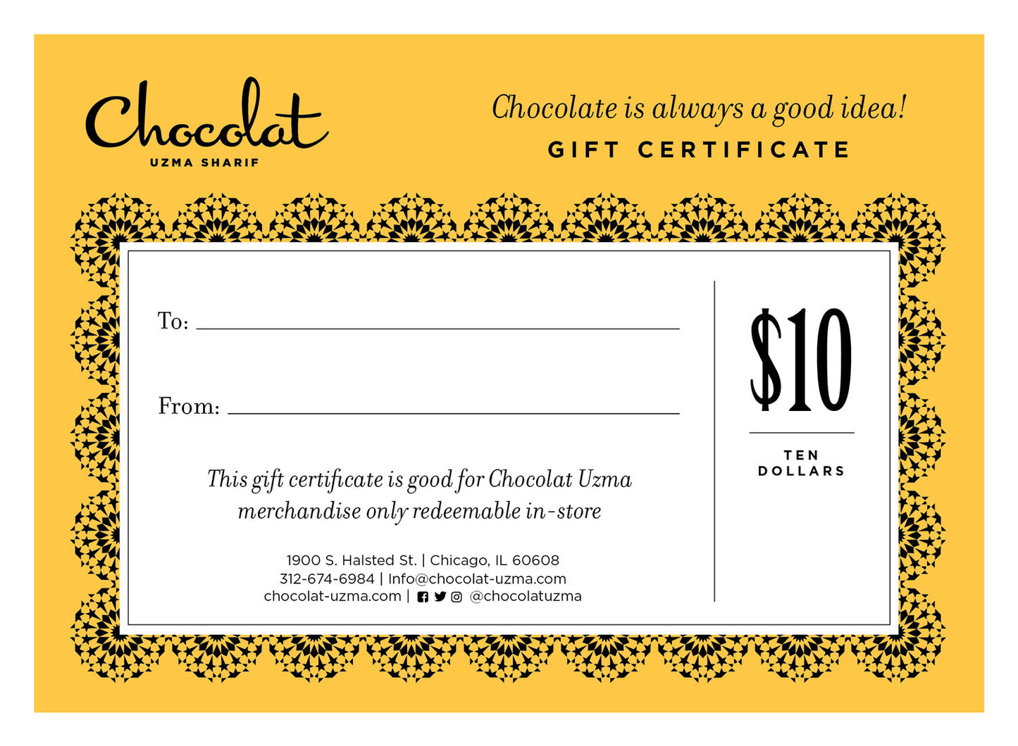 Gift Certificates