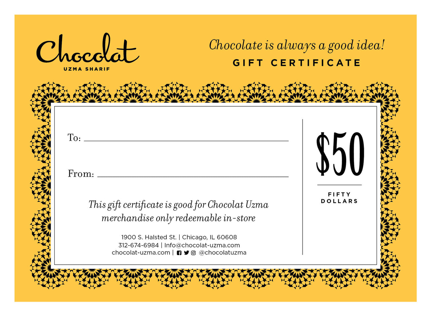 Gift Certificates